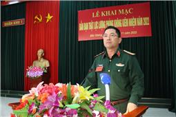 Khai mạc Hội thi bắn đạn thật lực lượng phòng không kiêm nhiệm năm 2022